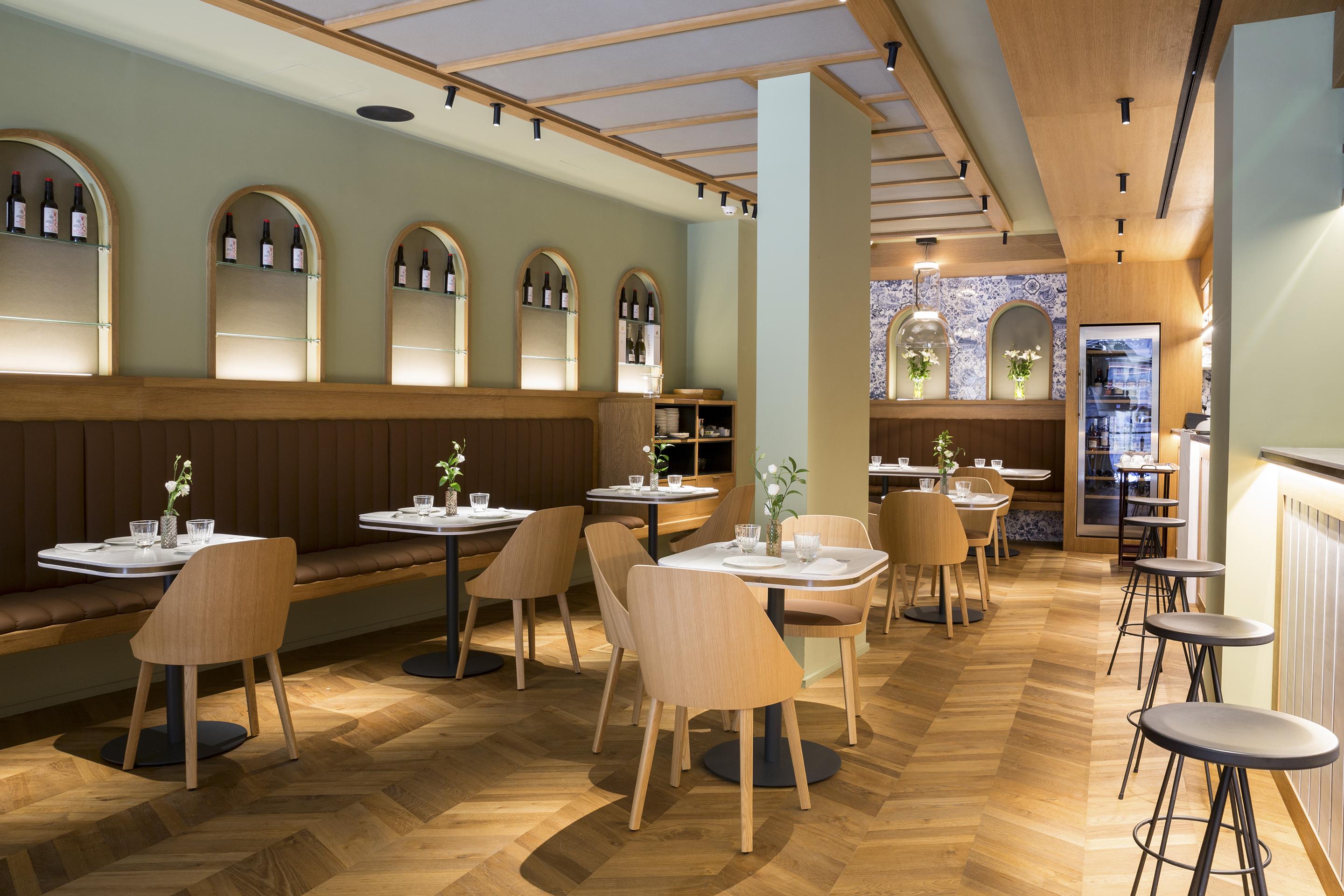 默瑟尔eme教堂酒店 塞维利亚 外观 照片 Restaurant interior